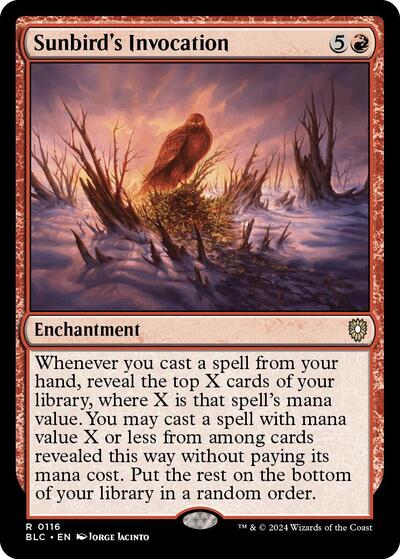 Sunbird's Invocation (Commander: Bloomburrow) Damaged / Poor