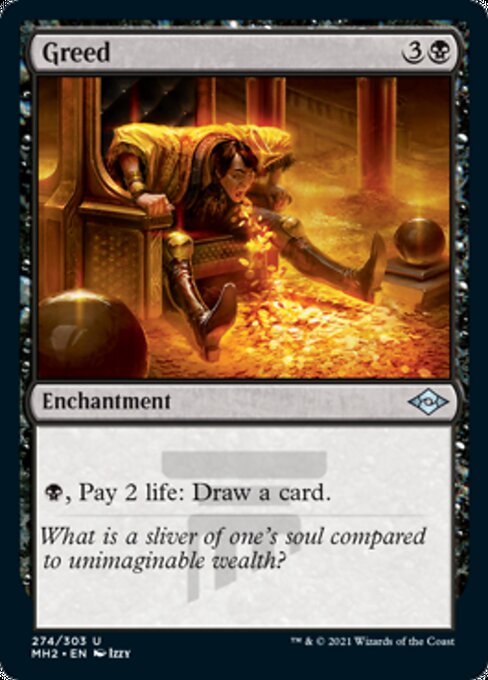 Greed (Modern Horizons 2) Light Play