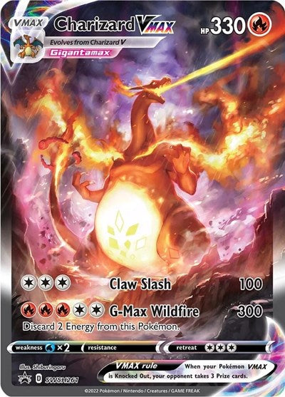 Charizard VMAX - SWSH261 (SWSH: Sword & Shield Promo Cards) Light Play Holofoil