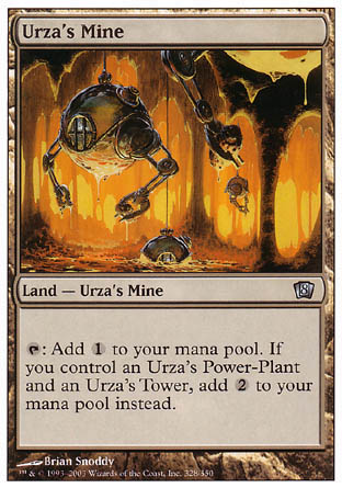 Urza's Mine (8th Edition) Light Play