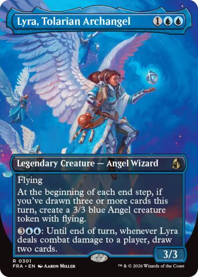 Lyra, Tolarian Archangel (Borderless) (Reality Fracture) Light Play