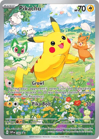Pikachu - 088 (SV: Scarlet & Violet Promo Cards) Near Mint Holofoil