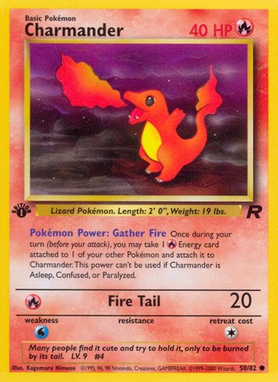 Charmander (Team Rocket) Heavy Play Unlimited