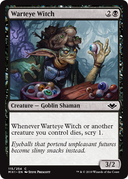 Warteye Witch (Modern Horizons) Light Play