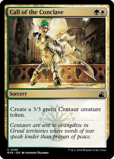 Call of the Conclave (Ravnica Remastered) Light Play Foil