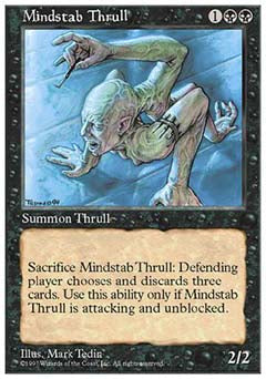 Mindstab Thrull (5th Edition) Medium Play