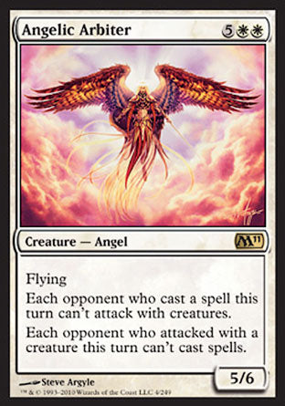 Angelic Arbiter (Magic 2011 Core Set) Light Play