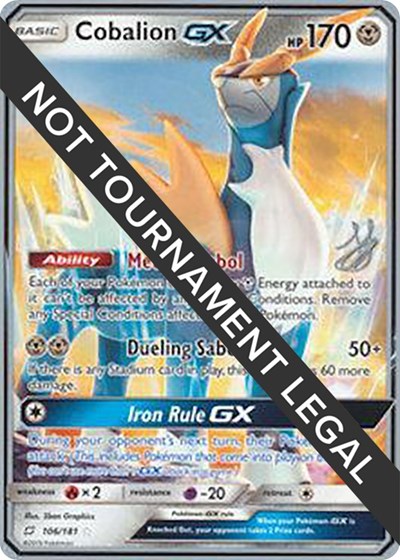 Cobalion GX - 2019 (Henry Brand) (World Championship Decks) Light Play