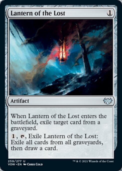 Lantern of the Lost (Innistrad: Crimson Vow) Light Play