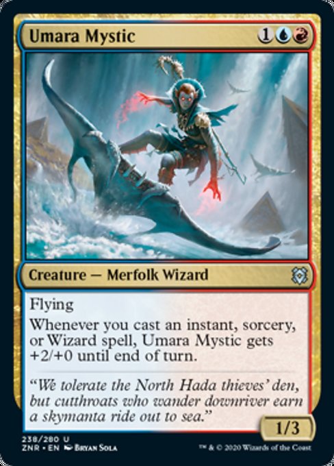 Umara Mystic (Zendikar Rising) Light Play