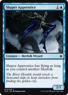 Shaper Apprentice (Ixalan) Light Play
