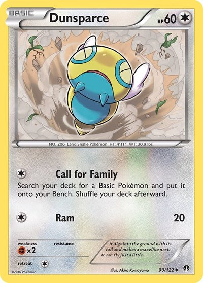 Dunsparce (XY - BREAKpoint) Damaged / Poor