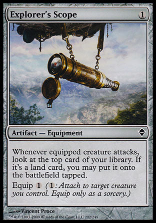 Explorer's Scope (Zendikar) Medium Play