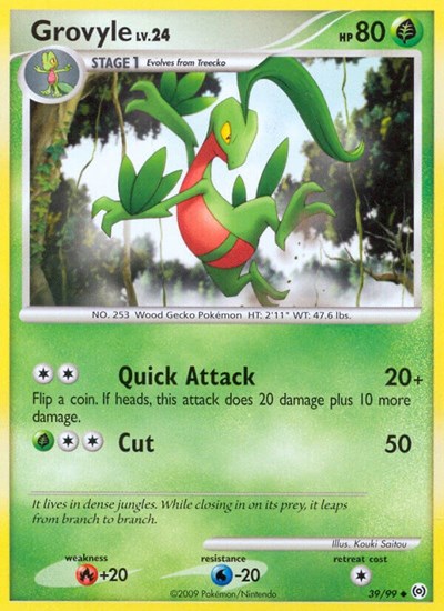 Grovyle (39) (Arceus) Medium Play