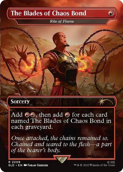 The Blades of Chaos Bond - Rite of Flame (Secret Lair) Near Mint