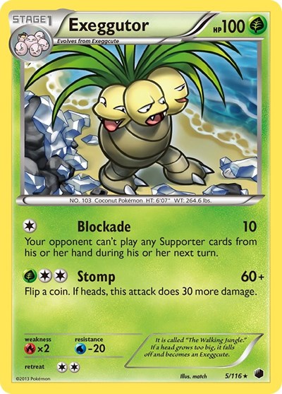 Exeggutor (Plasma Freeze) Damaged / Poor