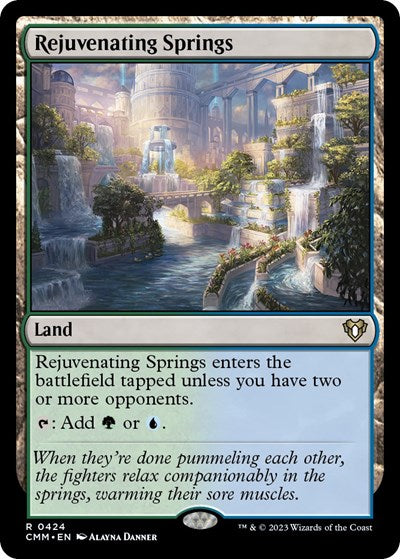 Rejuvenating Springs (Commander Masters) Light Play