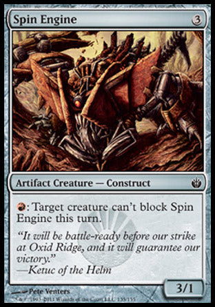 Spin Engine (Mirrodin Besieged) Light Play