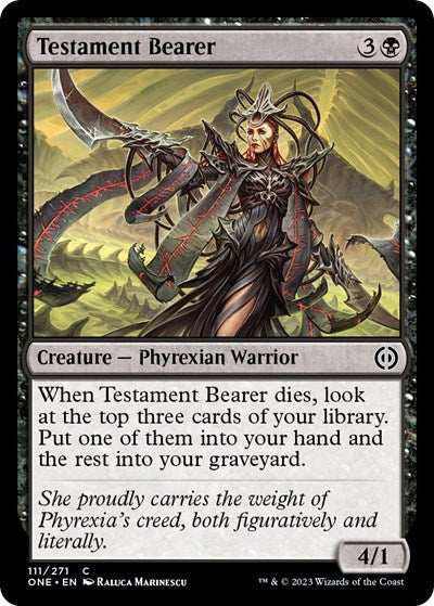 Testament Bearer (Phyrexia: All Will Be One) Light Play