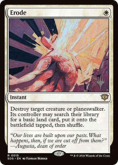 Erode (Promo Pack: Secrets of Strixhaven) Light Play