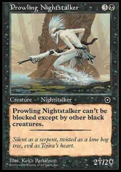 Prowling Nightstalker (Portal Second Age) Medium Play