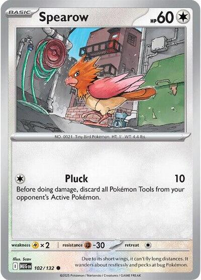Spearow - 102 (ME01: Mega Evolution) Light Play