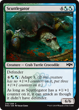 Scuttlegator (Ravnica Allegiance) Light Play Foil