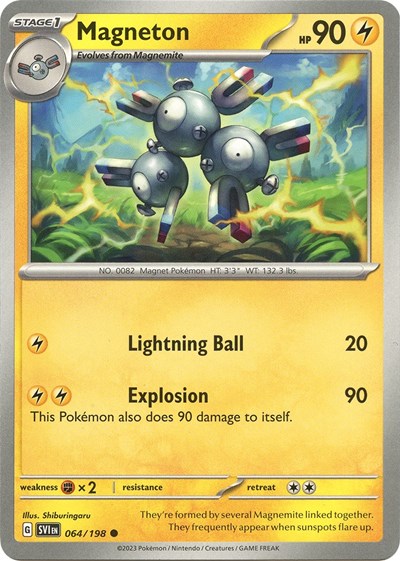 Magneton (Scarlet and Violet: Base Set) Light Play Reverse Holofoil