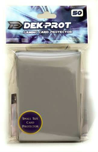 Dek Prot 50ct. Yugioh Sized Sleeves - Darksteel Grey