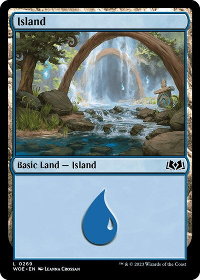 Island (0269) (Wilds of Eldraine) Light Play