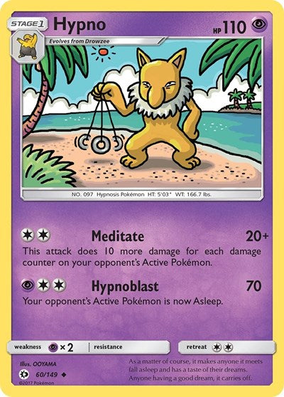 Hypno (SM Base Set) Light Play