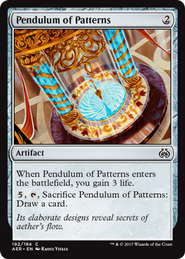 Pendulum of Patterns (Aether Revolt) Light Play