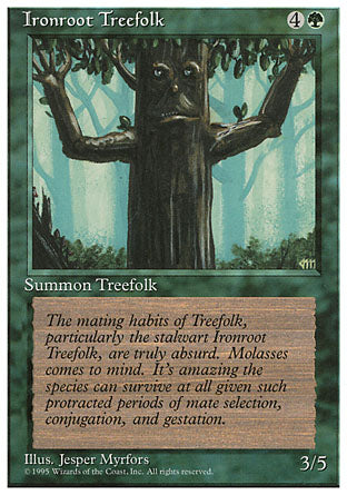 Ironroot Treefolk (4th Edition) Heavy Play