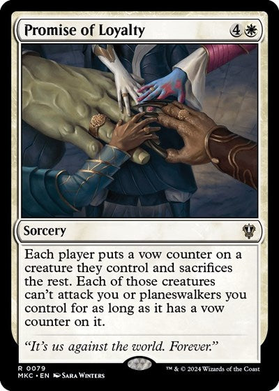Promise of Loyalty (Commander: Murders at Karlov Manor) Light Play