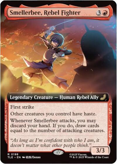 Smellerbee, Rebel Fighter (Extended Art) (Avatar: The Last Airbender: Eternal-Legal) Light Play Foil