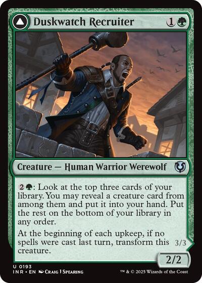 Duskwatch Recruiter (Innistrad Remastered) Light Play