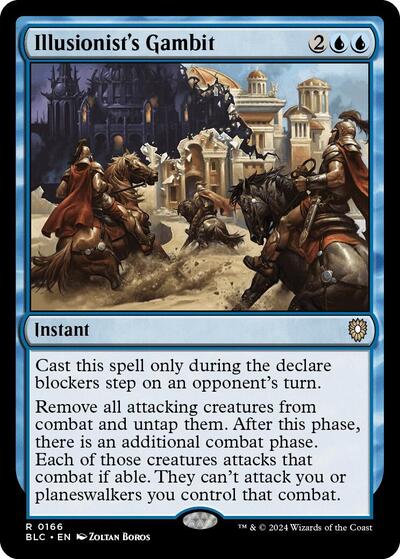 Illusionist's Gambit (Commander: Bloomburrow) Light Play