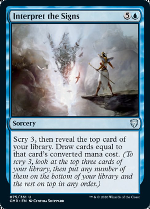 Interpret the Signs (Commander Legends) Light Play