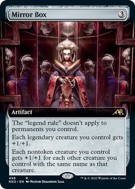 Mirror Box (Extended Art) (Kamigawa: Neon Dynasty) Light Play