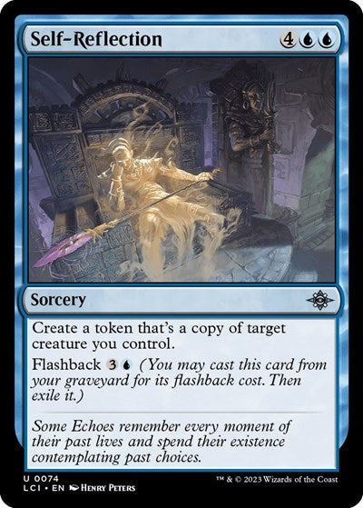 Self-Reflection (The Lost Caverns of Ixalan) Light Play Foil