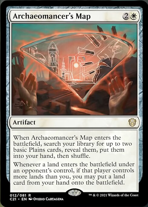 Archaeomancer's Map (Commander 2021 Strixhaven) Light Play
