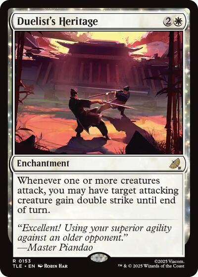 Duelist's Heritage (Avatar: The Last Airbender: Eternal-Legal) Light Play Foil