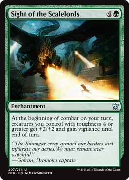 Sight of the Scalelords (Dragons of Tarkir) Light Play