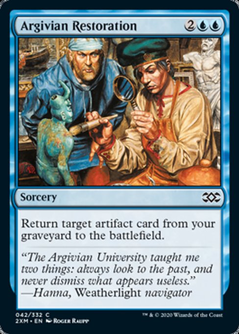 Argivian Restoration (Double Masters) Light Play