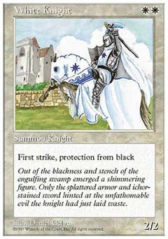 White Knight (5th Edition) Light Play