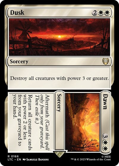 Dusk / Dawn (Commander: The Lord of the Rings: Tales of Middle-earth) Light Play
