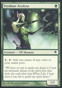 Viridian Acolyte (Darksteel) Light Play