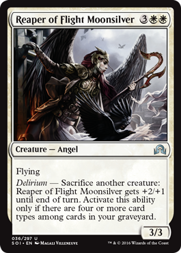 Reaper of Flight Moonsilver (Shadows Over Innistrad) Light Play