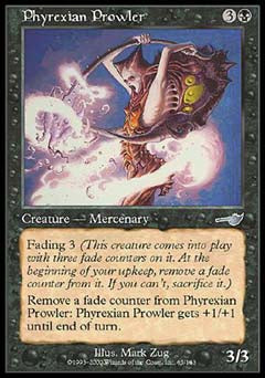 Phyrexian Prowler (Nemesis) Light Play