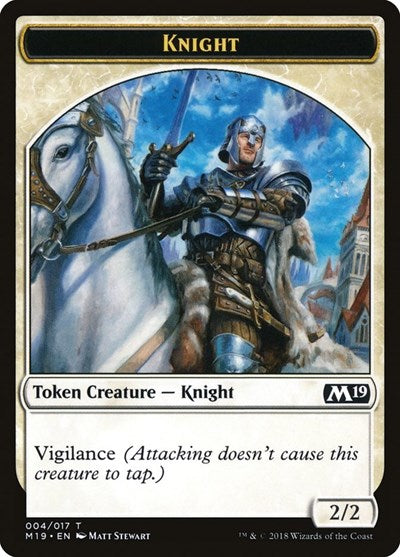 Knight Token (Core Set 2019) Light Play
